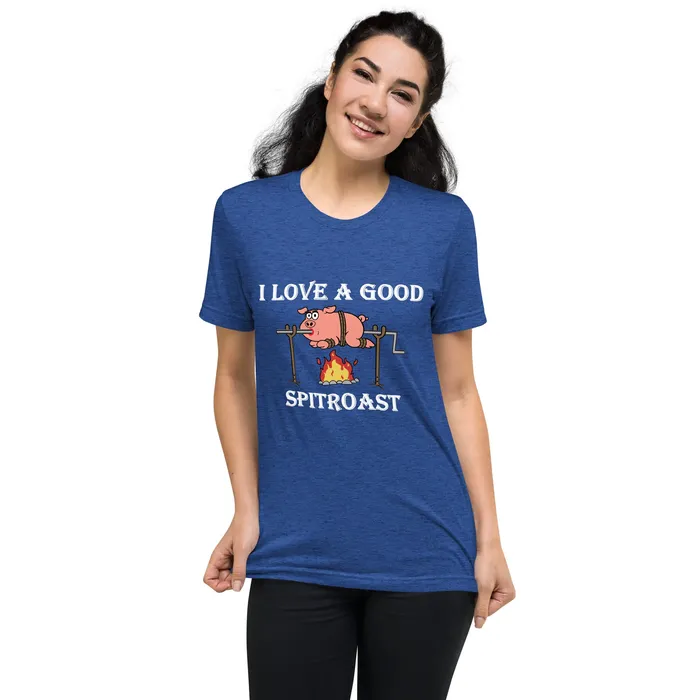 ShhhPrntfl UNISEX SPITROAST Tshirt 4 Colour options in 8 sizes Female Sex Toys