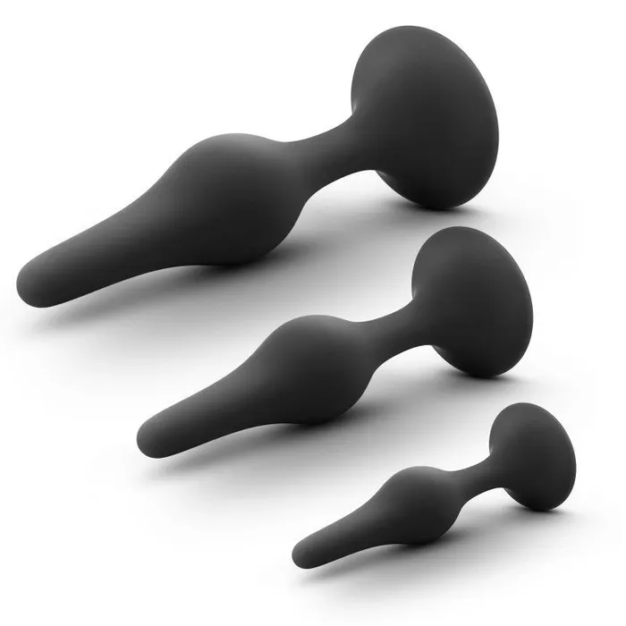 ShhhWndsr Anal Anal Adventures Platinum Silicone Beginner Plug Kit Butt Plug Kit Set of 3 Sizes ShhhWndsr Anal Anal Adventures Platinum Silicone Beginner Plug Kit Butt Plug Kit Set of 3 Sizes