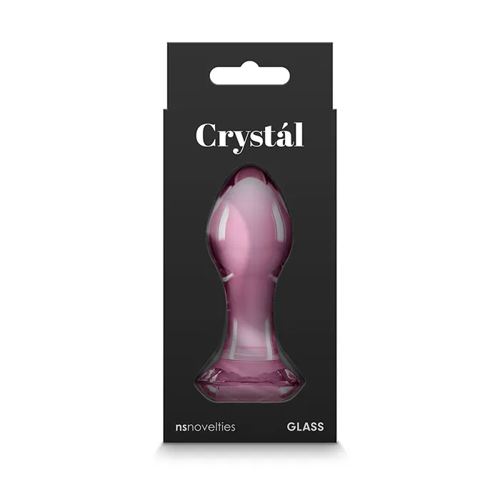 ShhhWndsr Anal Crystal Gem 9 cm Glass Butt Plug Pink