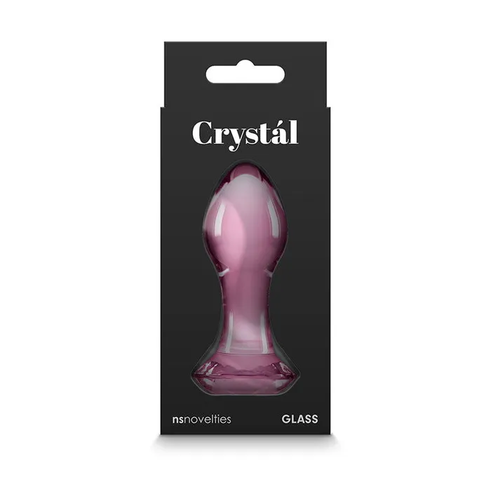 ShhhWndsr Anal Crystal Gem 9 cm Glass Butt Plug Pink