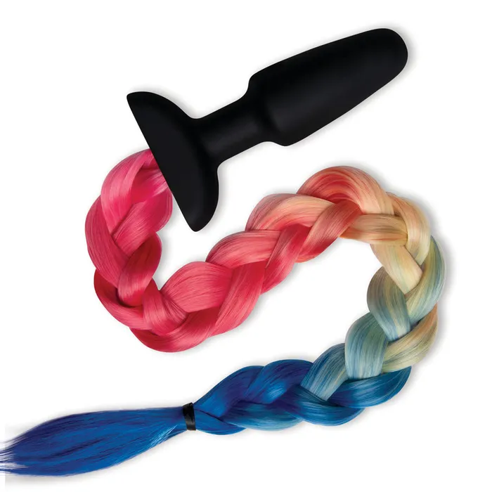 ShhhWndsr Anal WhipSmart Furry Tales Silicone Rainbow Tail Butt Plug ShhhWndsr Anal WhipSmart Furry Tales Silicone Rainbow Tail Butt Plug