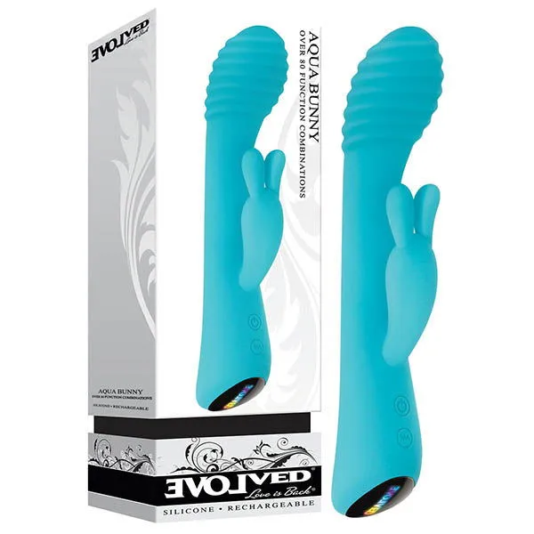 ShhhWndsr Aqua Bunny 213 cm 84 USB Rechargeable Rabbit Vibrator Female Sex Toys ShhhWndsr Aqua Bunny 213 cm 84 USB Rechargeable Rabbit Vibrator Female Sex Toys