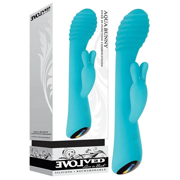 ShhhWndsr Aqua Bunny 213 cm 84 USB Rechargeable Rabbit Vibrator Female Sex Toys ShhhWndsr Aqua Bunny 213 cm 84 USB Rechargeable Rabbit Vibrator Female Sex Toys