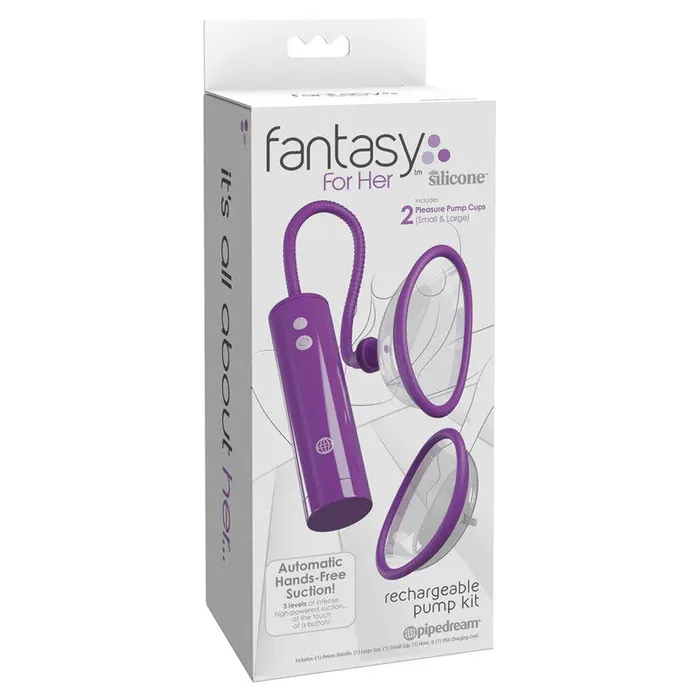 ShhhWndsr Fantasy For Her Rechargeable Vagina Pump Kit Male Sex Toys