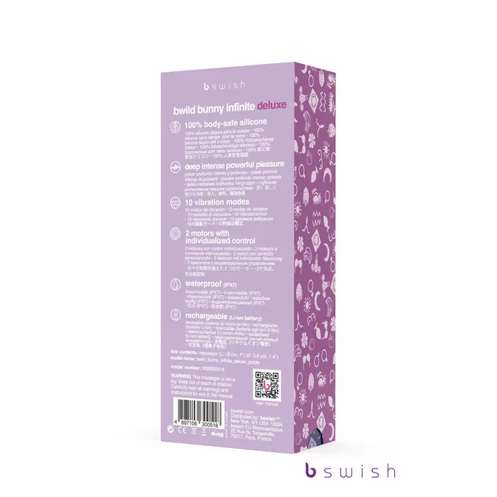 ShhhWndsr Female Sex Toys Bwild Bunny Infinite Deluxe 193 cm USB Rechargeable Rabbit Vibrator ShhhWndsr Female Sex Toys Bwild Bunny Infinite Deluxe 193 cm USB Rechargeable Rabbit Vibrator