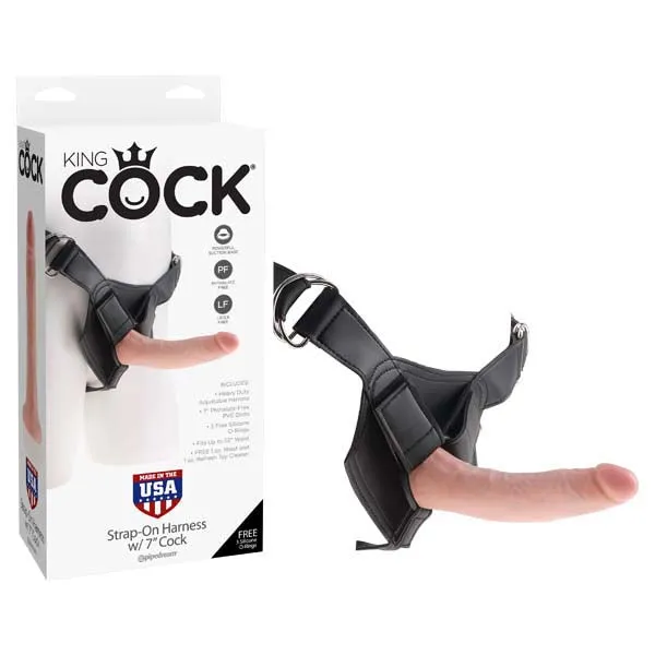 ShhhWndsr Female Sex Toys King Cock StrapOn Harness With 18cm cut cock
