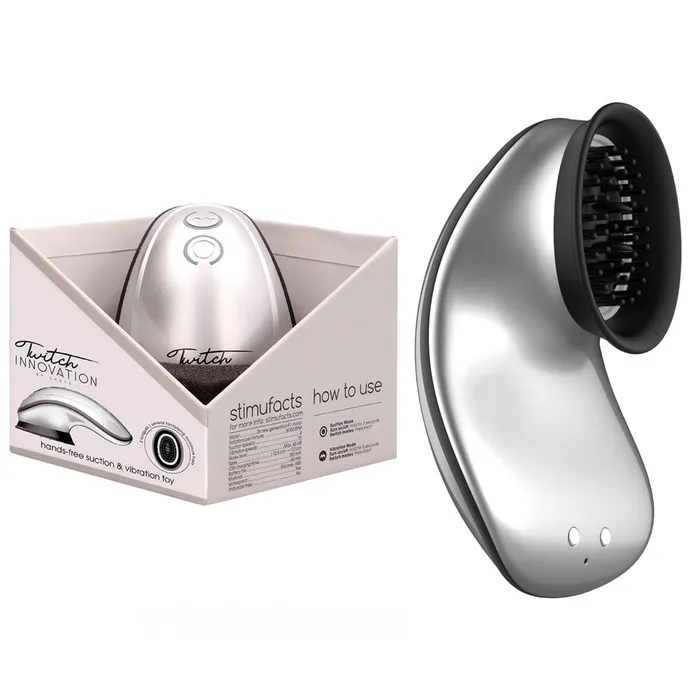 ShhhWndsr Female Sex Toys Twitch 1 Vibrator Clit Suction Device Silver
