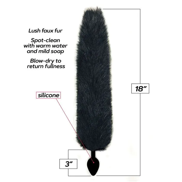 ShhhWndsr Foxy Fox Tail Silicone Butt Plug Anal ShhhWndsr Foxy Fox Tail Silicone Butt Plug Anal