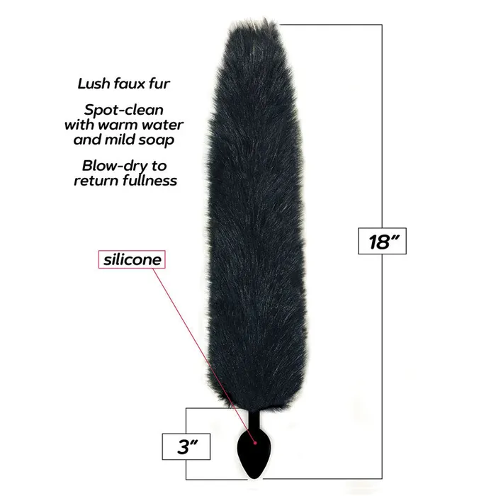 ShhhWndsr Foxy Fox Tail Silicone Butt Plug Anal ShhhWndsr Foxy Fox Tail Silicone Butt Plug Anal