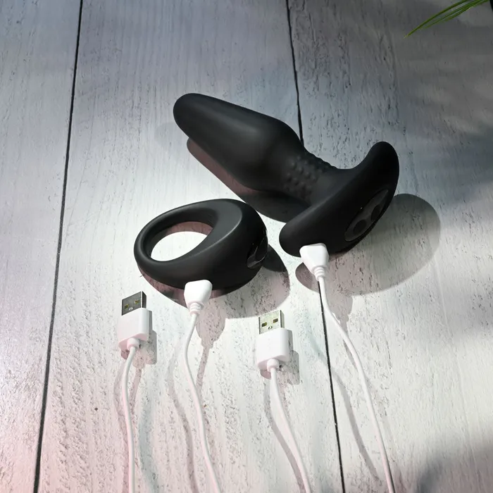 ShhhWndsr Male Sex Toys Gender X TEAMWORK Couples Vibrating Anal Plug And Cock Ring Set ShhhWndsr Male Sex Toys Gender X TEAMWORK Couples Vibrating Anal Plug And Cock Ring Set