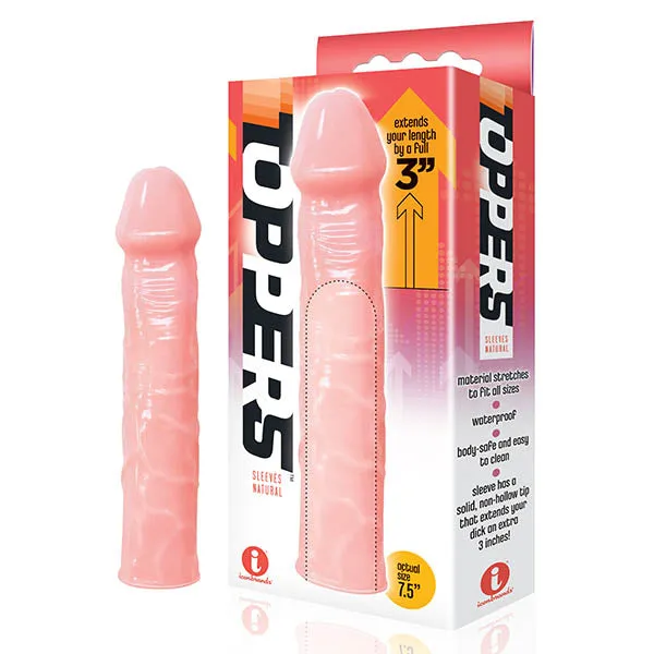 ShhhWndsr Male Sex Toys The 9s Toppers 76 cm 3 Penis Extension Sleeve