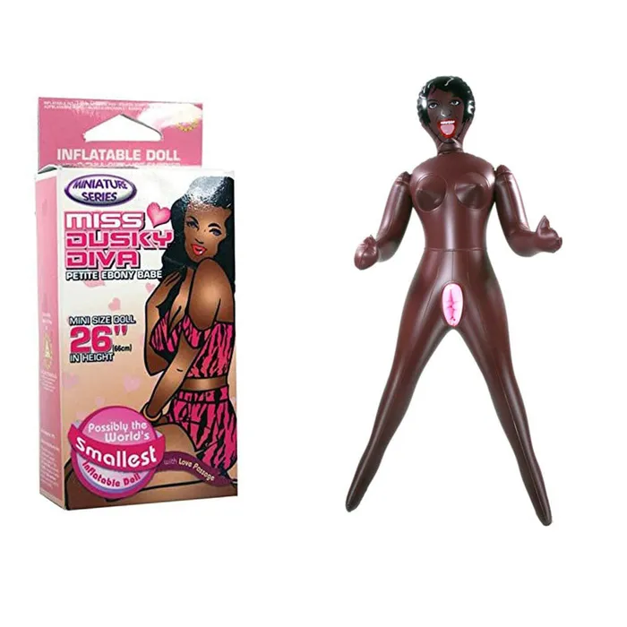 ShhhWndsr Miss Dusky Diva Mini Inflatable Love Doll Male Sex Toys