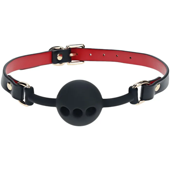ShhhWndsr OUCH Milan Collection Silicone Ball Gag Black Anal ShhhWndsr OUCH Milan Collection Silicone Ball Gag Black Anal