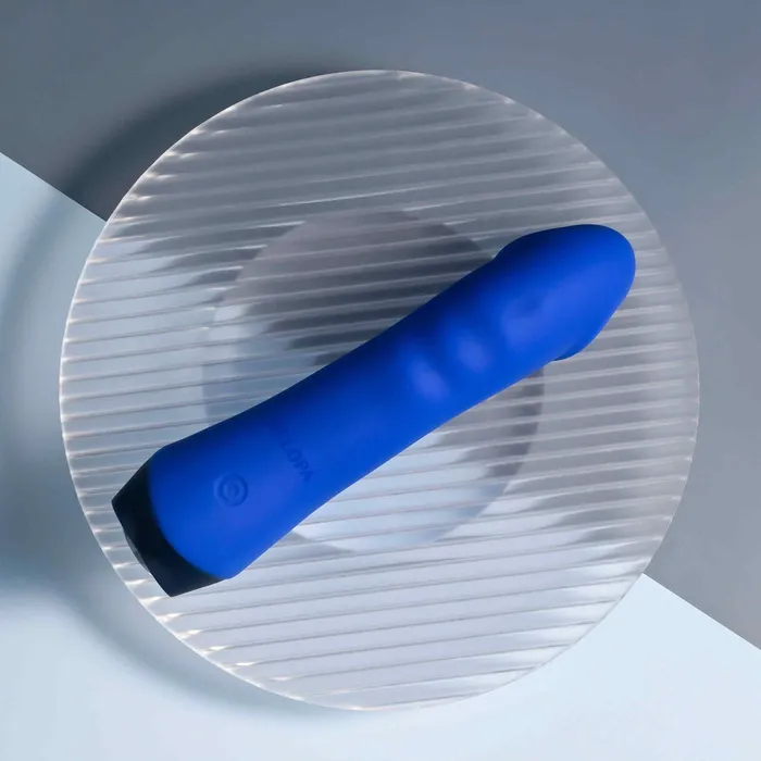 ShhhWndsr Selopa BANGER 136 cm USB Rechargeable Vibrator Blue Vibrators