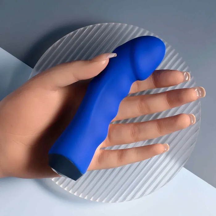 ShhhWndsr Selopa BANGER 136 cm USB Rechargeable Vibrator Blue Vibrators