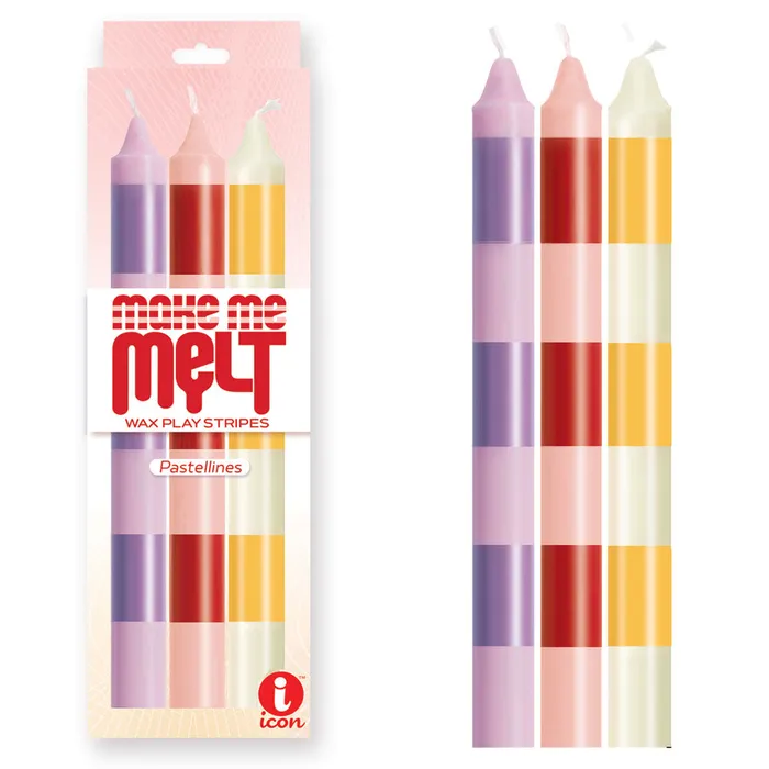 ShhhWndsr The 9s Make Me Melt Drip Candle 3Pk Pastellines Pastel Drip Candles 3 Pack Vibrators ShhhWndsr The 9s Make Me Melt Drip Candle 3Pk Pastellines Pastel Drip Candles 3 Pack Vibrators