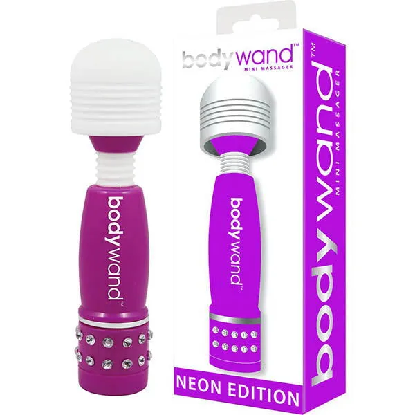 ShhhWndsr Vibrators Bodywand Mini Massager Neon Edition Purple