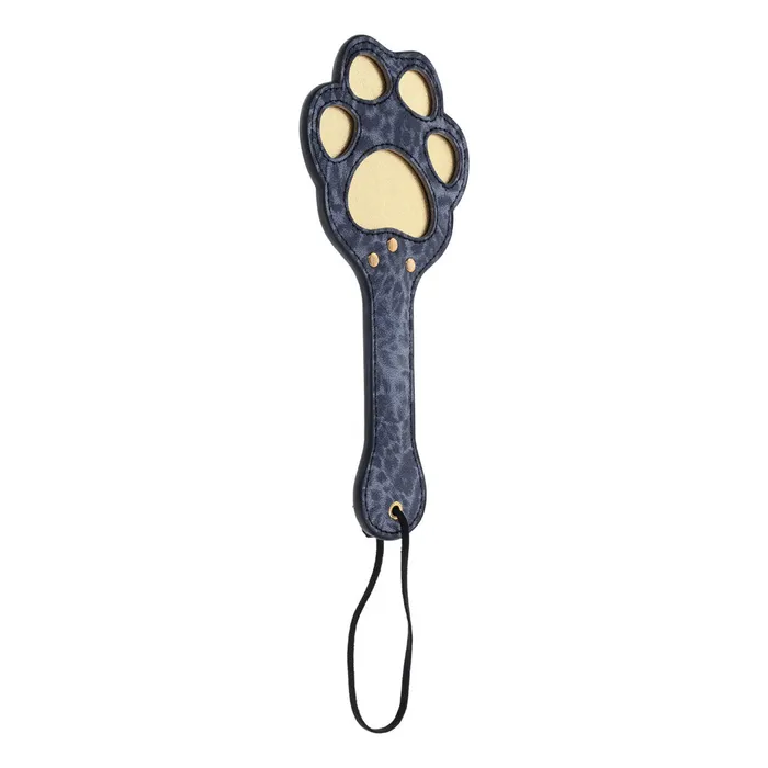 ShhhWndsr Vibrators Cougar Navy Gold Spanking Paw Print Paddle ShhhWndsr Vibrators Cougar Navy Gold Spanking Paw Print Paddle