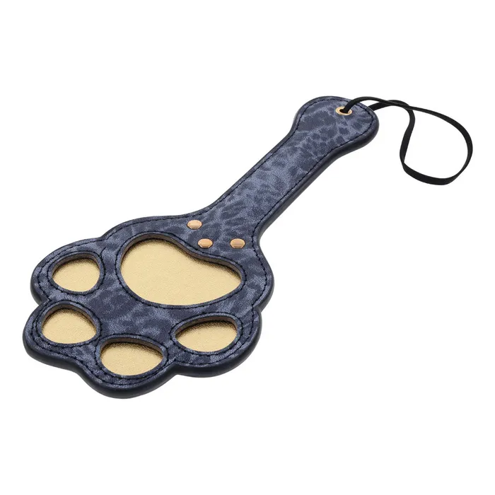 ShhhWndsr Vibrators Cougar Navy Gold Spanking Paw Print Paddle ShhhWndsr Vibrators Cougar Navy Gold Spanking Paw Print Paddle