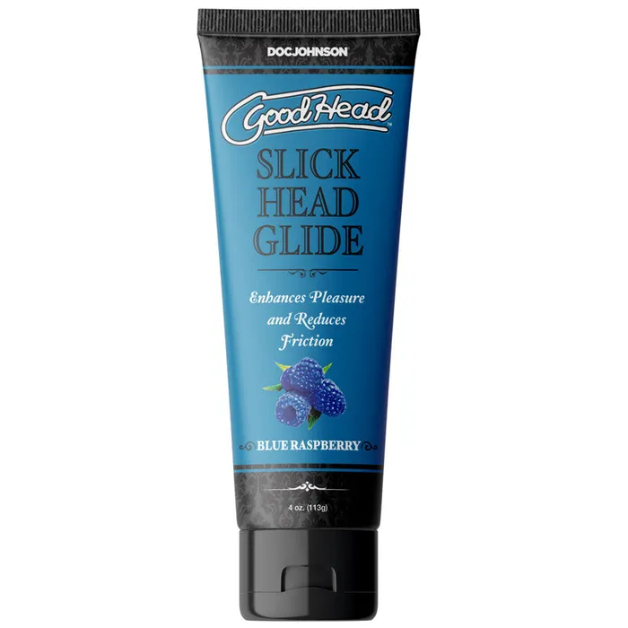 ShhhWndsr Vibrators GoodHead Slick Head Glide Blue Raspberry Blue Raspberry Flavoured Lubricant 120 ml Tube ShhhWndsr Vibrators GoodHead Slick Head Glide Blue Raspberry Blue Raspberry Flavoured Lubricant 120 ml Tube