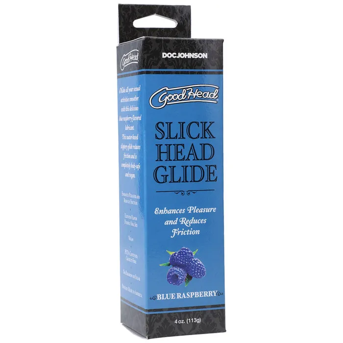 ShhhWndsr Vibrators GoodHead Slick Head Glide Blue Raspberry Blue Raspberry Flavoured Lubricant 120 ml Tube ShhhWndsr Vibrators GoodHead Slick Head Glide Blue Raspberry Blue Raspberry Flavoured Lubricant 120 ml Tube