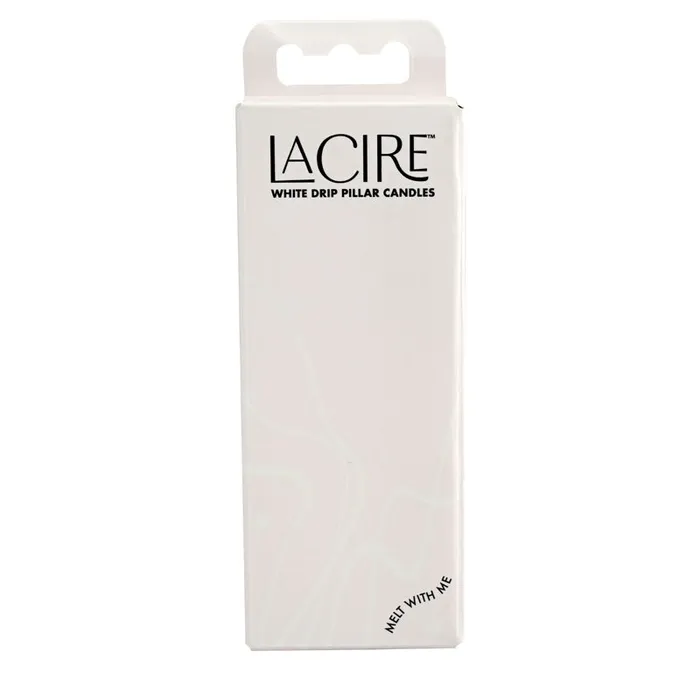 ShhhWndsr Vibrators LaCire Drip Pillar Candles white ShhhWndsr Vibrators LaCire Drip Pillar Candles white