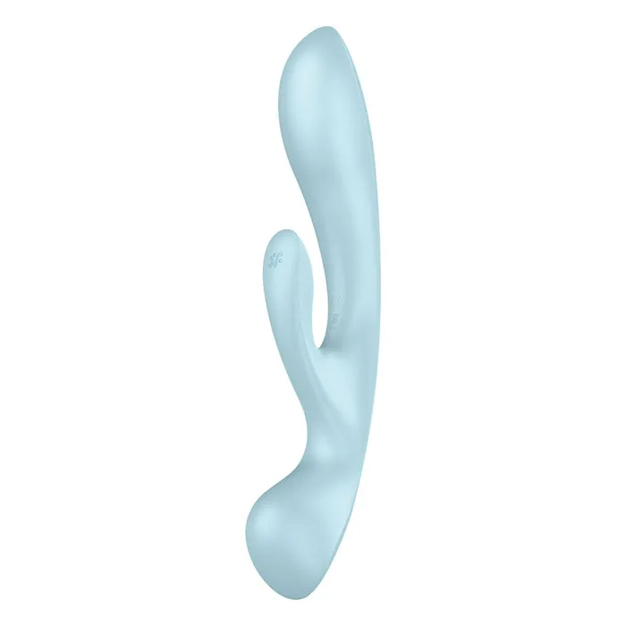 ShhhWndsr Vibrators Satisfyer Triple Oh Light Blue USB Rechargeable Rabbit Vibrator ShhhWndsr Vibrators Satisfyer Triple Oh Light Blue USB Rechargeable Rabbit Vibrator