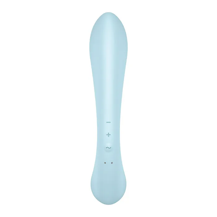 ShhhWndsr Vibrators Satisfyer Triple Oh Light Blue USB Rechargeable Rabbit Vibrator ShhhWndsr Vibrators Satisfyer Triple Oh Light Blue USB Rechargeable Rabbit Vibrator
