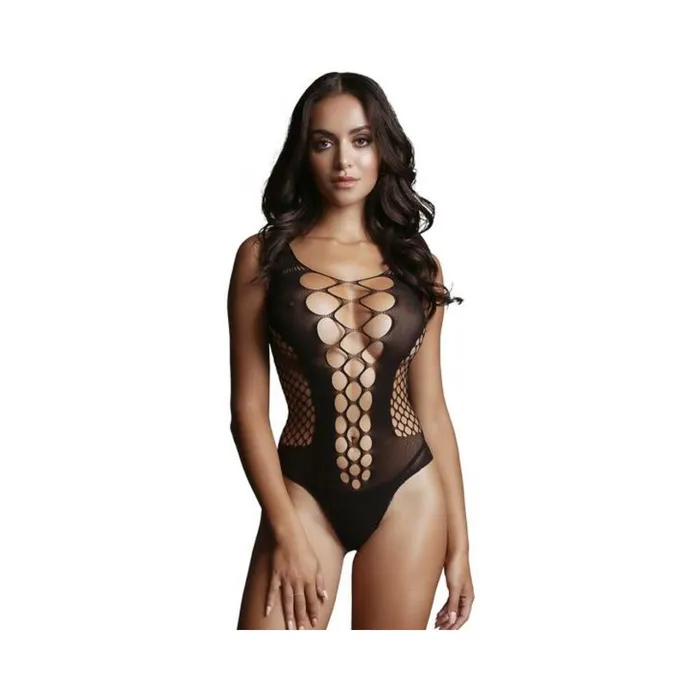 Shots Le Desir Contrast Fence Net Teddy Os Black Fairvillacom Vibrators