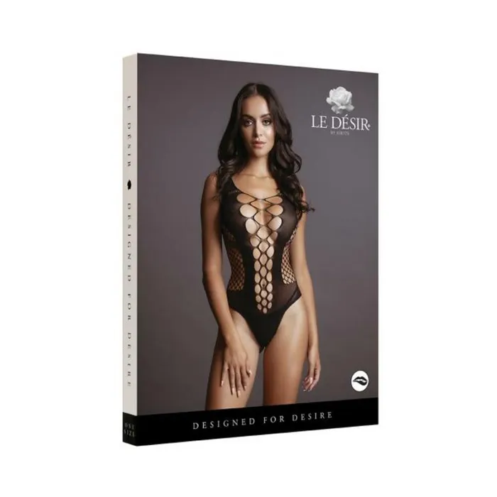 Shots Le Desir Contrast Fence Net Teddy Os Black Fairvillacom Vibrators