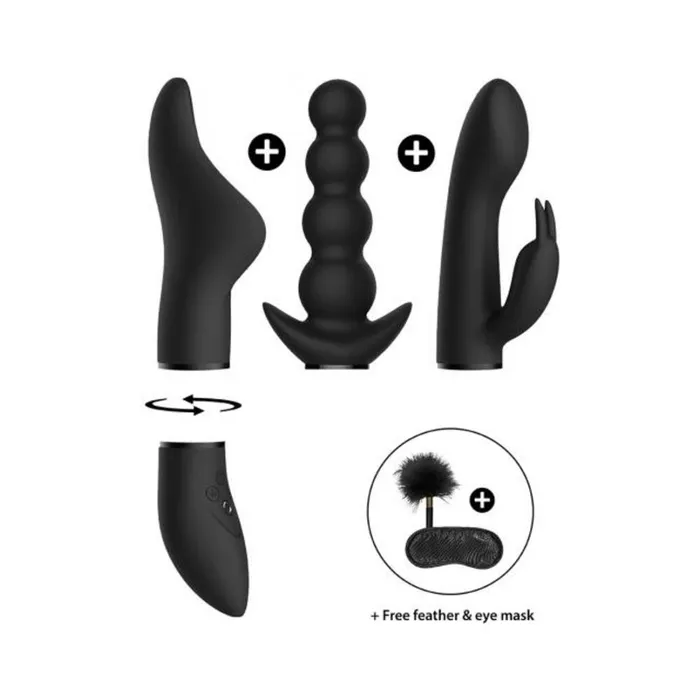 Shots Switch Pleasure Kit 6 Black Fairvillacom Vibrators