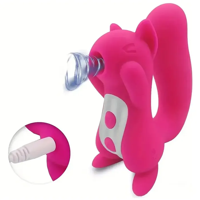 Silicone Seduction Vibrators Squirrel Clit Sucker and Vibrator Silicone Seduction Vibrators Squirrel Clit Sucker and Vibrator