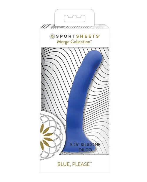 Sportsheets 575 Please Silicone Dildo Blue Fairvillacom Dildos