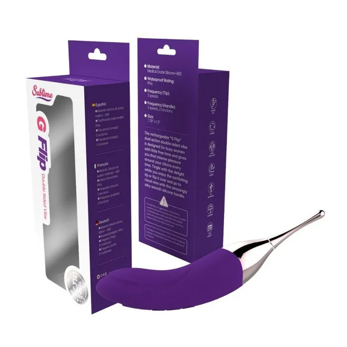 Sublime G Flip Double Sided Vibe Plum Fairvillacom Vibrators