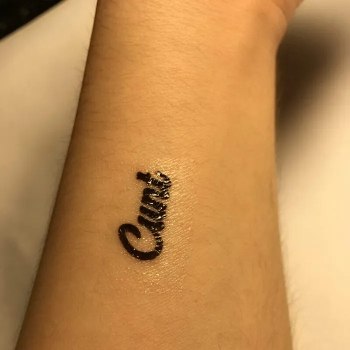 Temporary waterproof tattoos for BDSM slaves Cunt ShhhOb Female Sex Toys Temporary waterproof tattoos for BDSM slaves Cunt ShhhOb Female Sex Toys