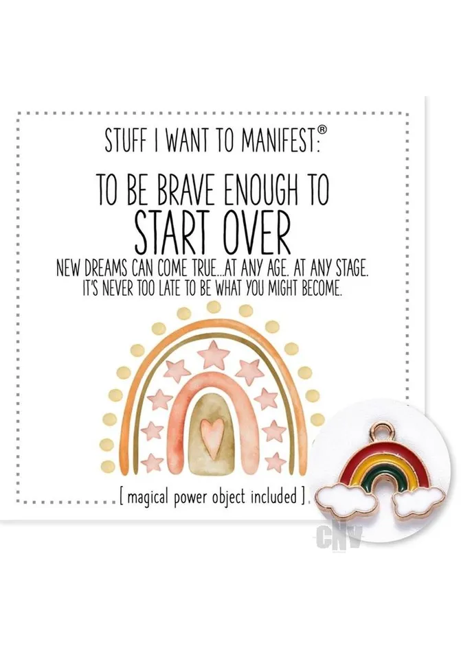 To Be Brave Enough To Start Over Soul Botanical Inc Vibrators