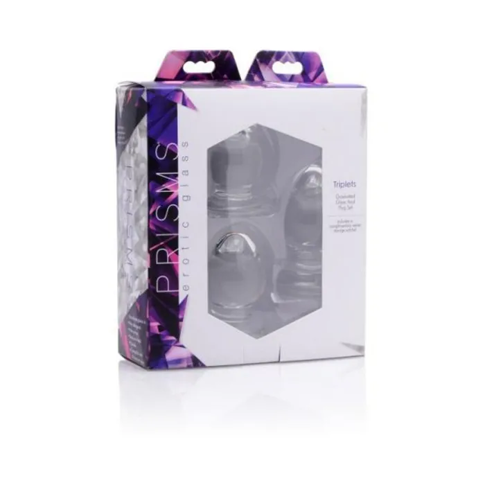 Triplets 3 Piece Glass Anal Plug Kit Fairvillacom Male Sex Toys Triplets 3 Piece Glass Anal Plug Kit Fairvillacom Male Sex Toys
