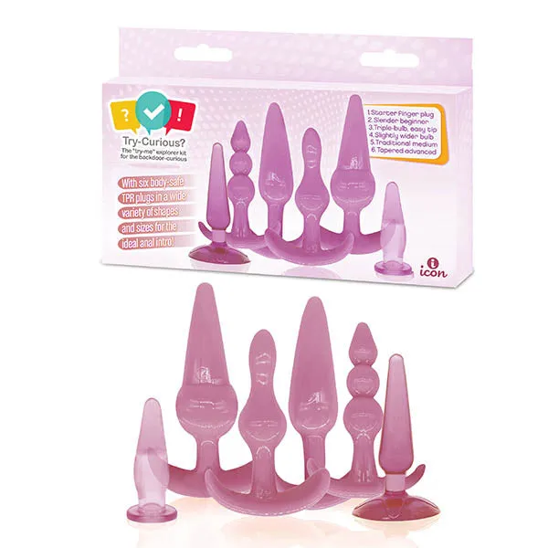 TryCurious Anal Plug Kit ShhhWndsr Anal