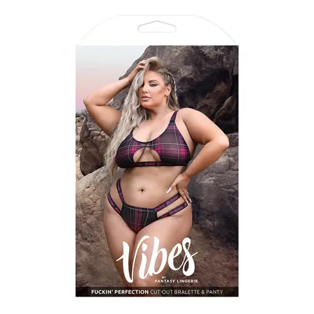 Vibes Fuckin Perfection Cutout Bralette Panty BlackPink QN Fairvillacom Vibrators Vibes Fuckin Perfection Cutout Bralette Panty BlackPink QN Fairvillacom Vibrators