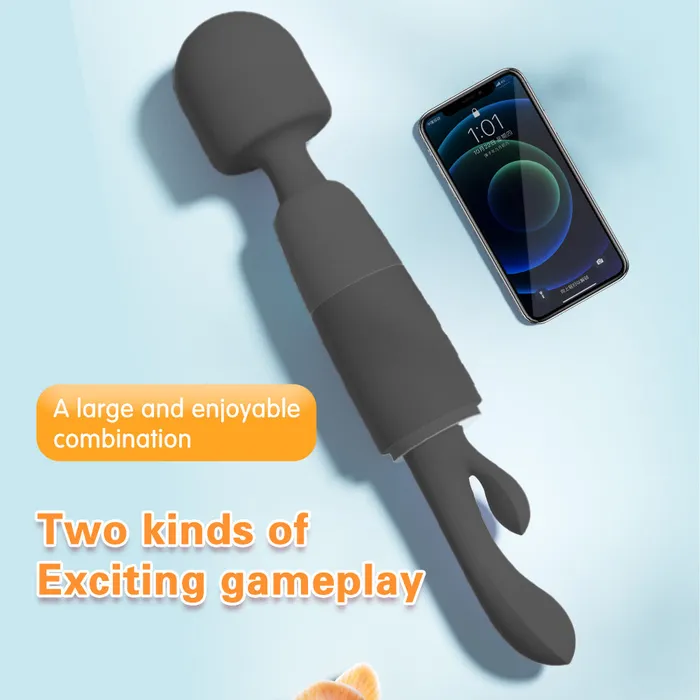 Vibrators Amovibe Wand Vibrator with Rabbit Vibration
