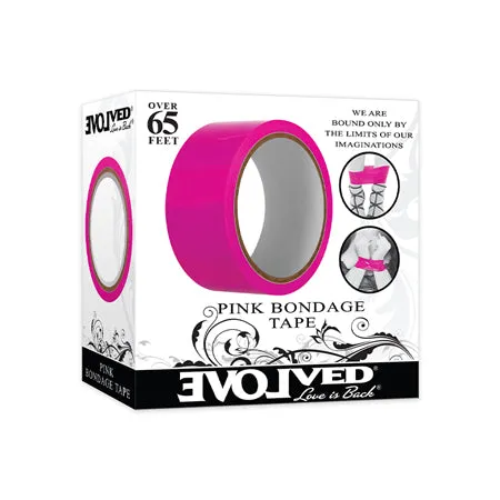 Vibrators Evolved Bondage Tape Pink Fairvillacom