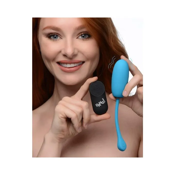 Vibrators Fairvillacom 28x Plush Egg and Remote Blue