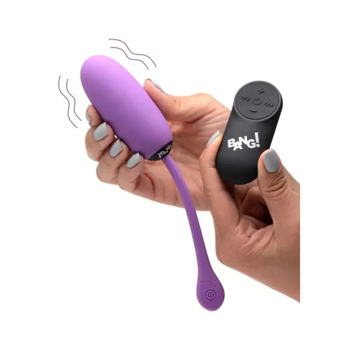 Vibrators Fairvillacom 28x Plush Egg and Remote Purple