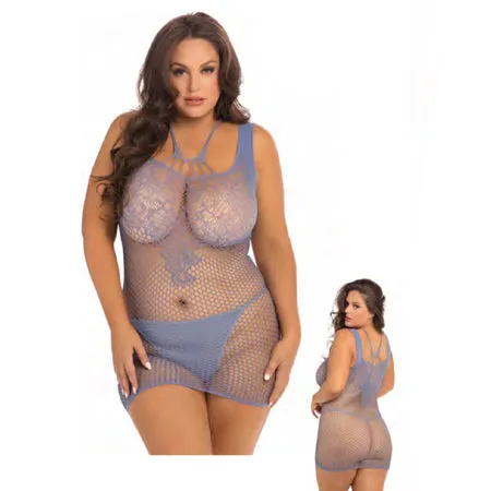 Vibrators Fairvillacom Absolutist Lace and Net Dress Blue Queen Size