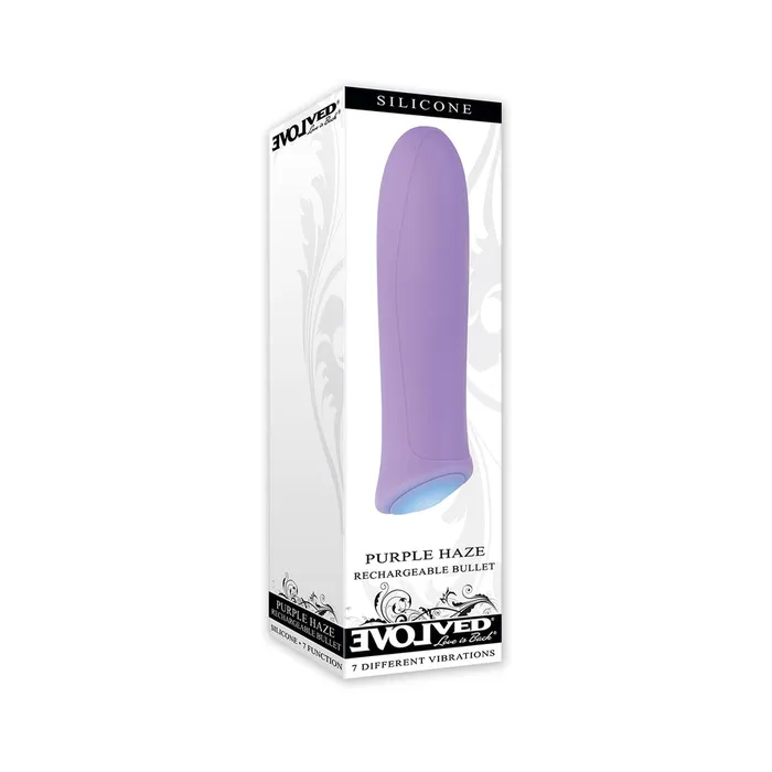 Vibrators Fairvillacom Evolved Purple Haze Rechargeable Bullet Purple