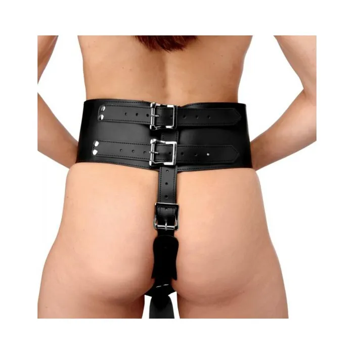 Vibrators Fairvillacom Forced Orgasm Wand Holder Belt Black