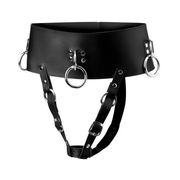 Vibrators Fairvillacom Forced Orgasm Wand Holder Belt Black
