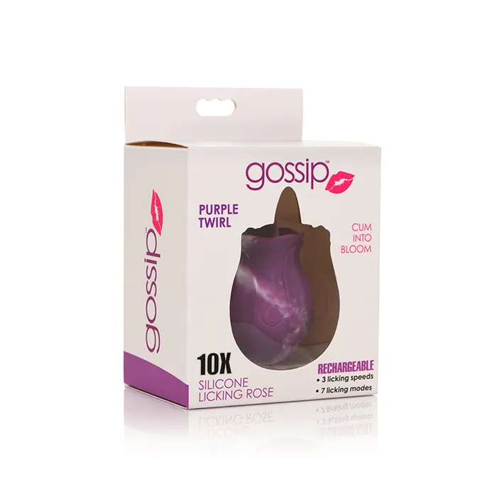 Vibrators Fairvillacom Gossip Tongue Tickler Sili Lick Rose Pu