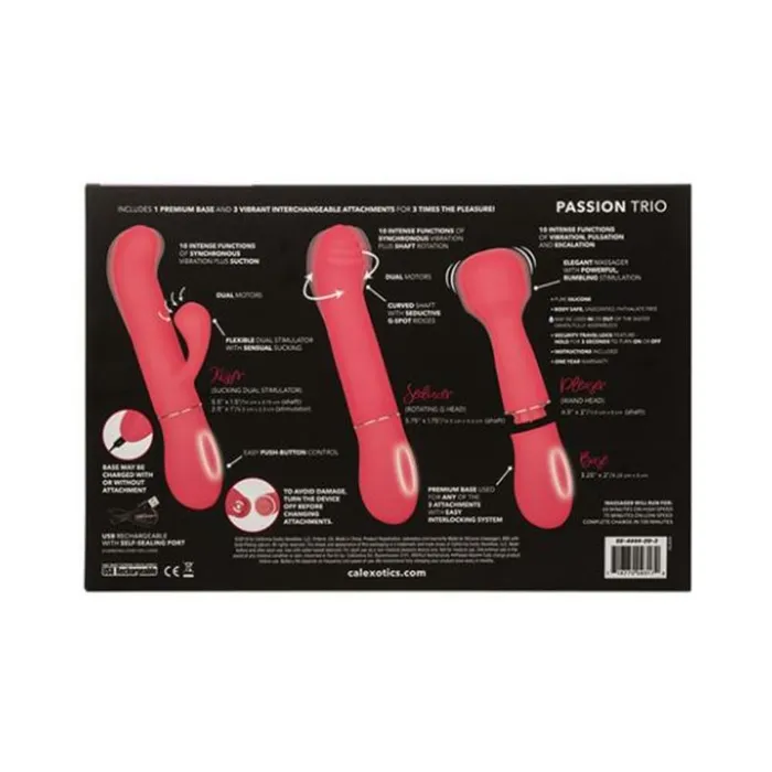 Vibrators Fairvillacom In Touch Passion Trio Pink Vibrator Kit Vibrators Fairvillacom In Touch Passion Trio Pink Vibrator Kit
