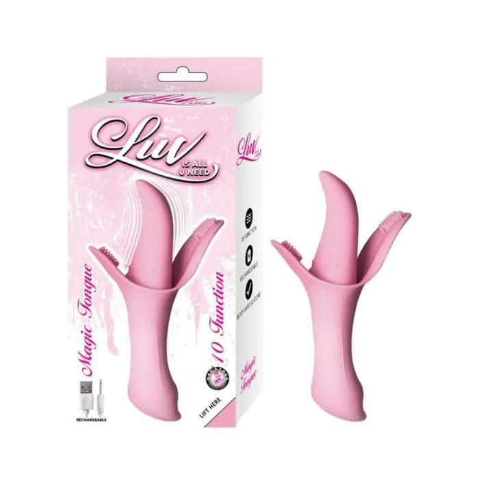 Vibrators Fairvillacom Luv Magic Tongue Pink